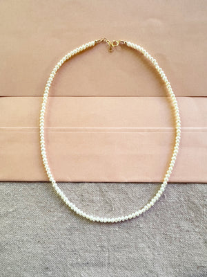 Solid Cream Necklace