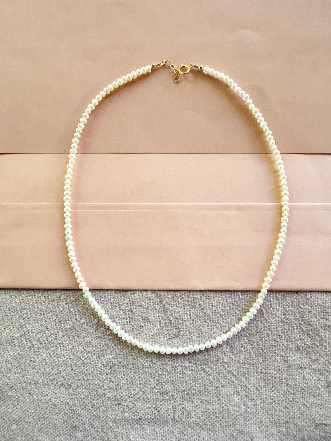 Solid Cream Necklace
