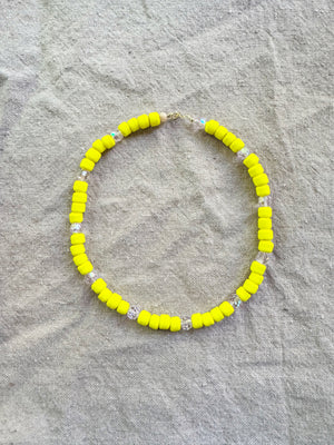 Matte Yellow Necklace