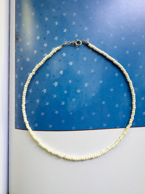Solid Cream Necklace